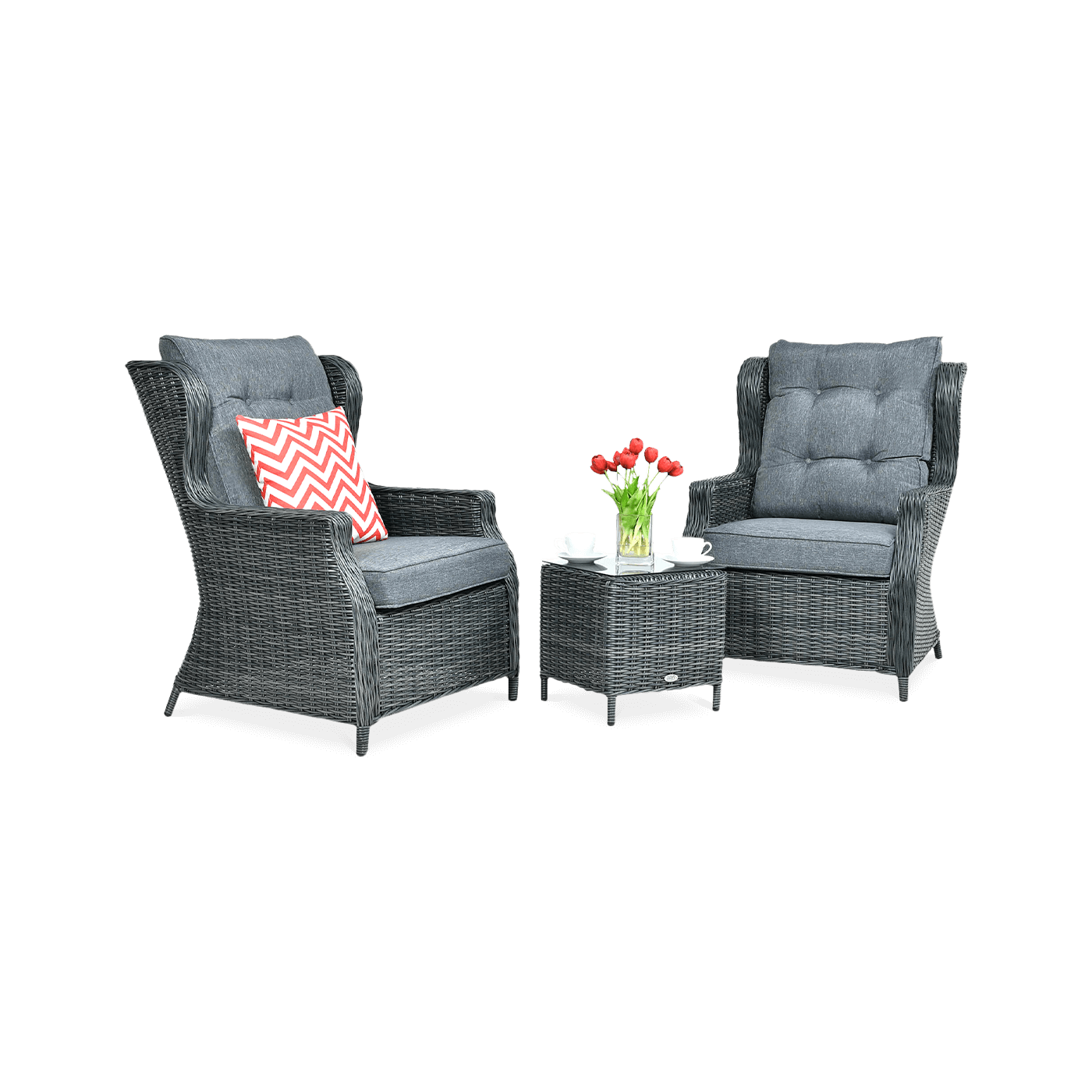 TRIVENTO DUO ZESTAW DARK GREY