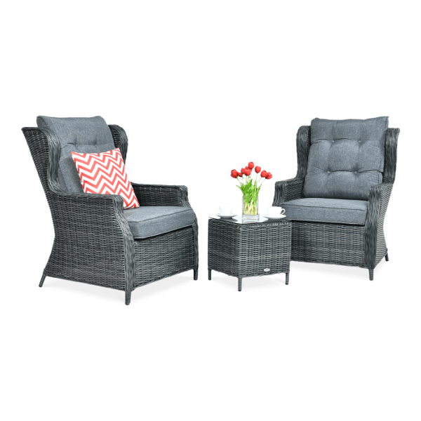 Zestaw wypoczynkowy TRIVENTO DUO Dark Grey