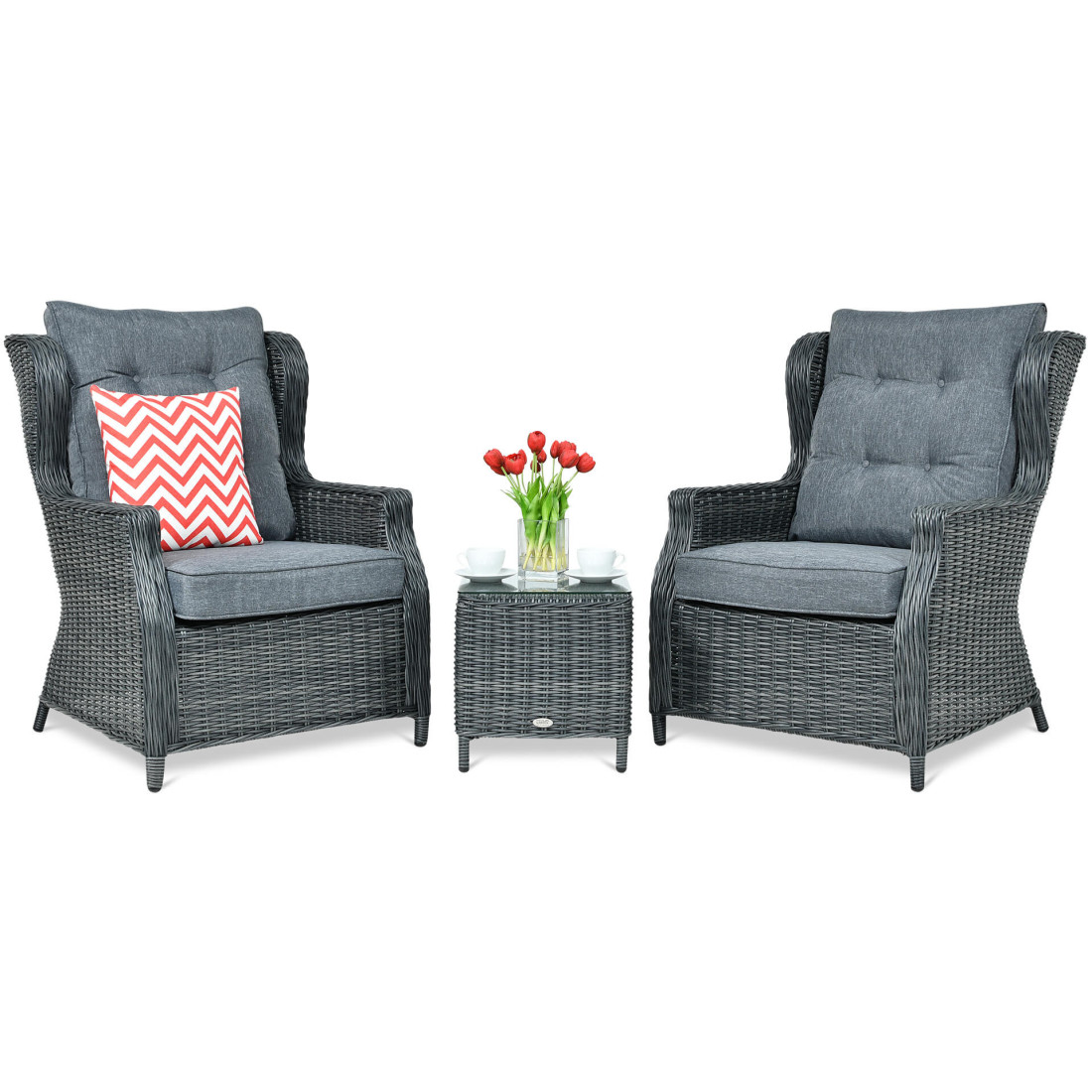 TRIVENTO DUO SET DARK GREY