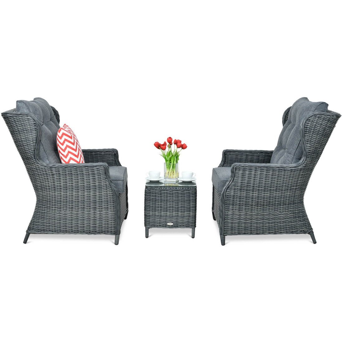 TRIVENTO DUO ZESTAW DARK GREY