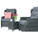 TRIVENTO DUO ZESTAW DARK GREY