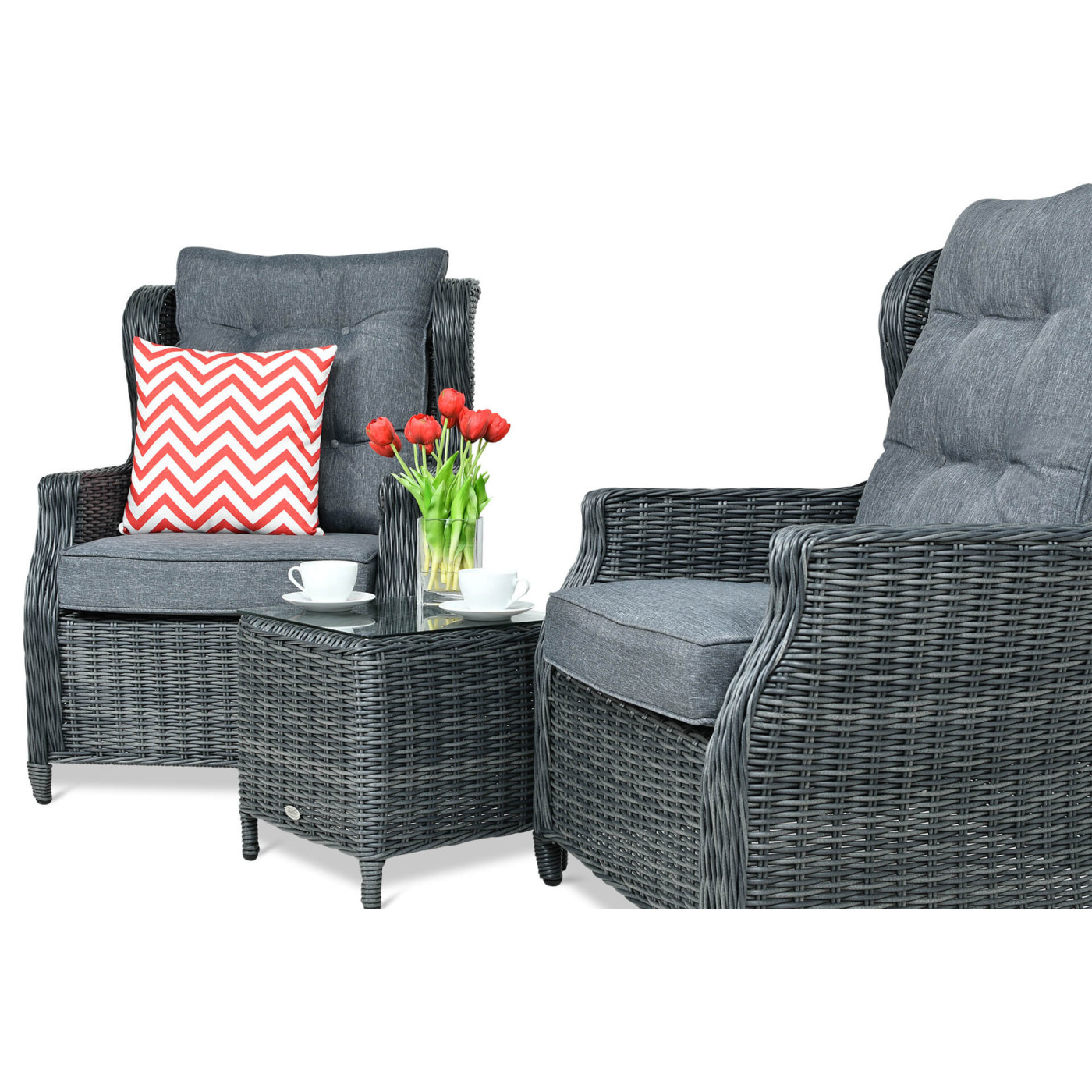 TRIVENTO DUO SET DARK GREY