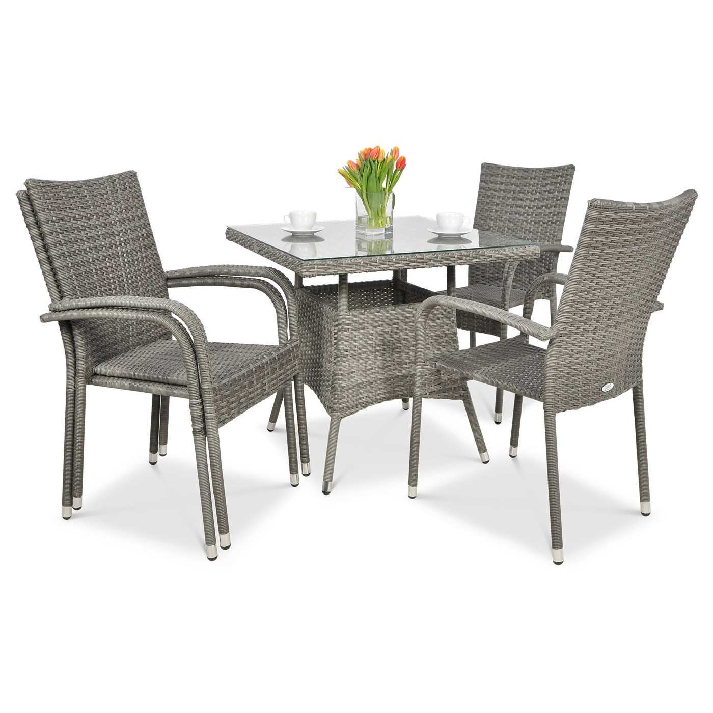 LUGO 80 DOLPHIN GREY TABLE