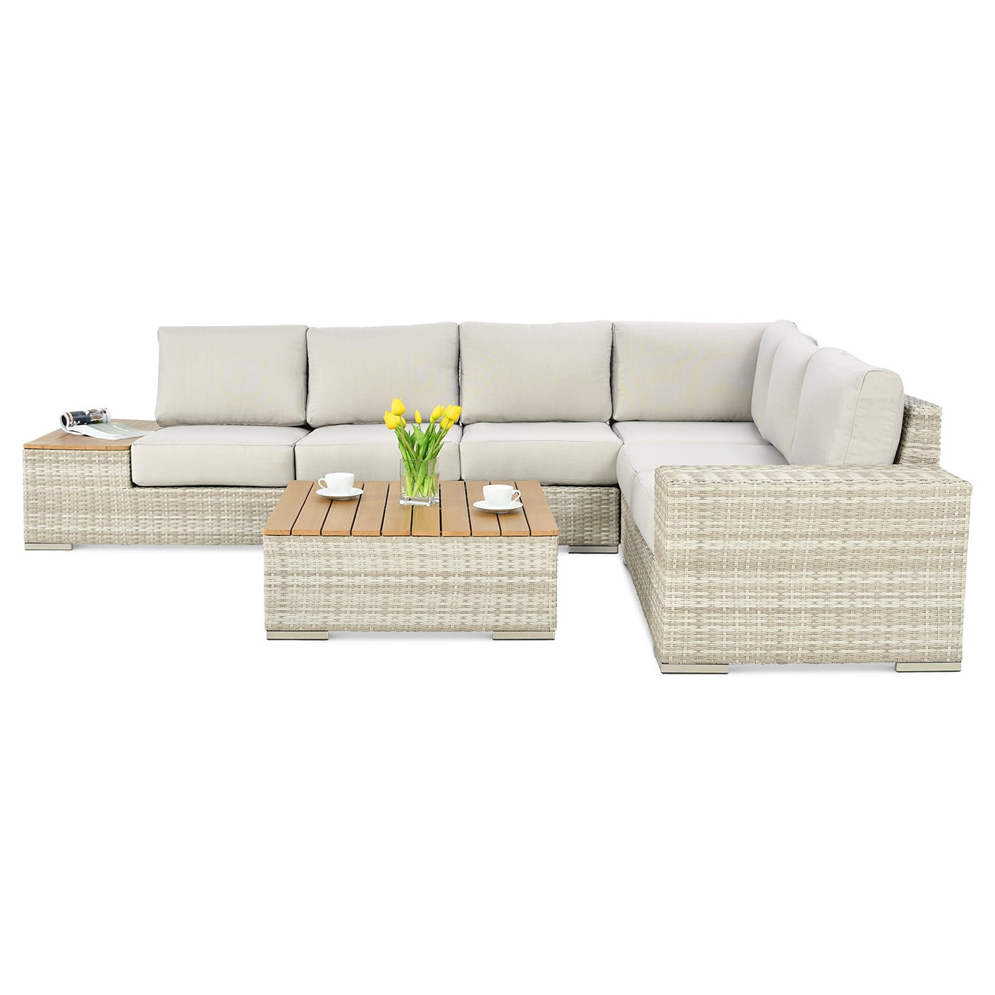 AVOCADO WOOD NAROŻNIK BEIGE