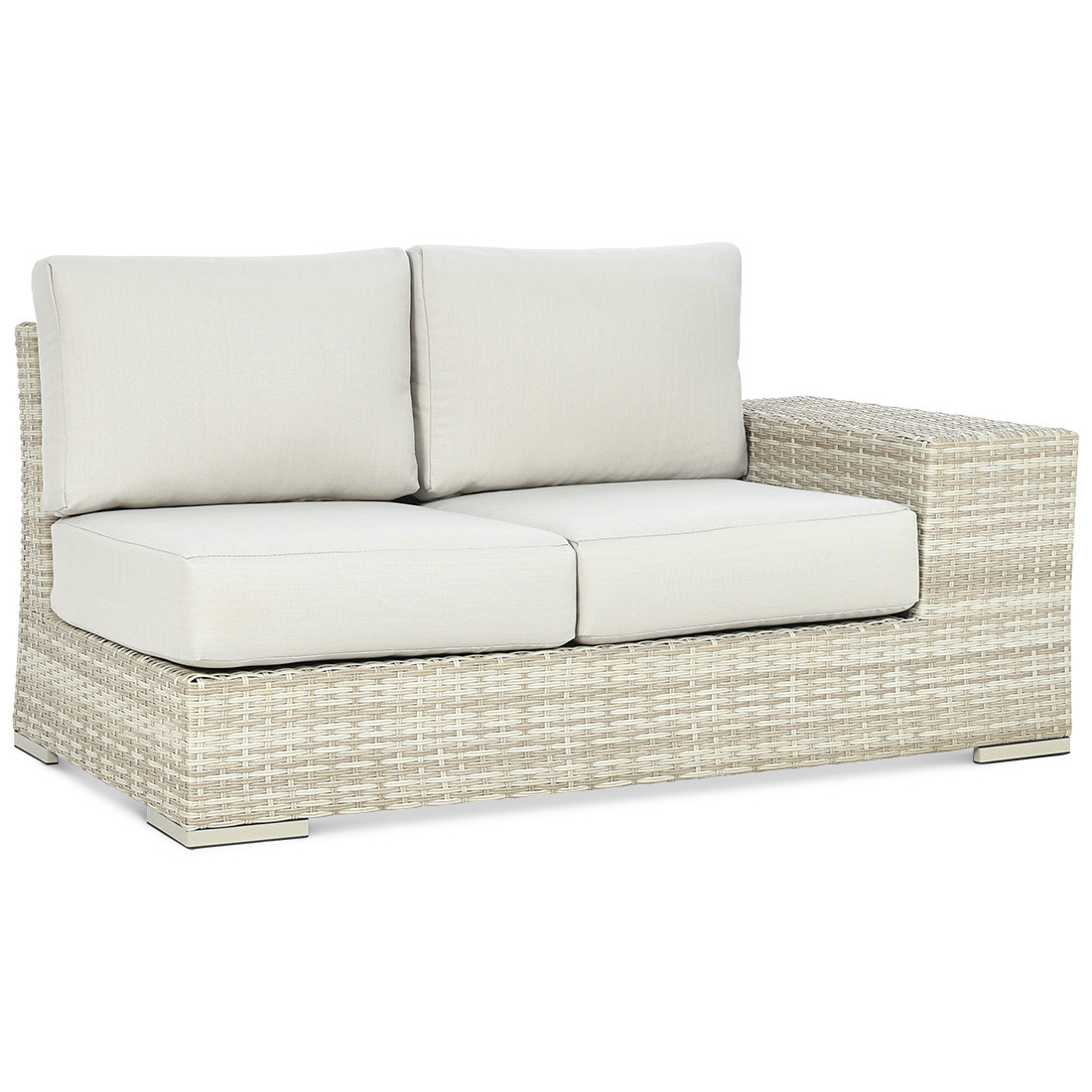 Narożnik Technorattan Avocado Wood Beige