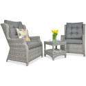 Zestaw mebli TRIVENTO DUO Stone Grey do ogrodu lub na taras
