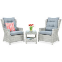TRIVENTO DUO SET WHITE GREY