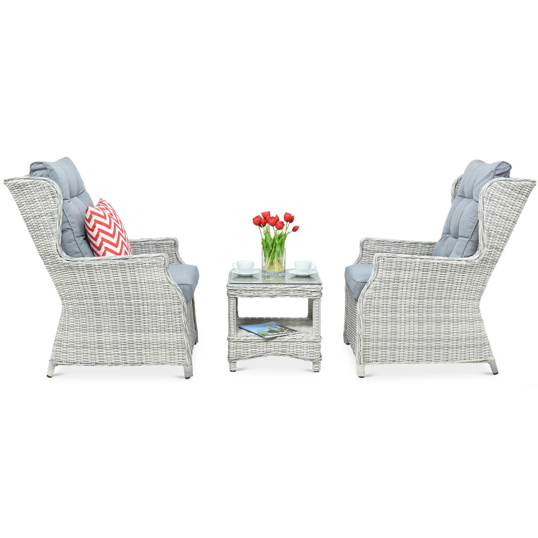 TRIVENTO DUO ZESTAW WHITE GREY