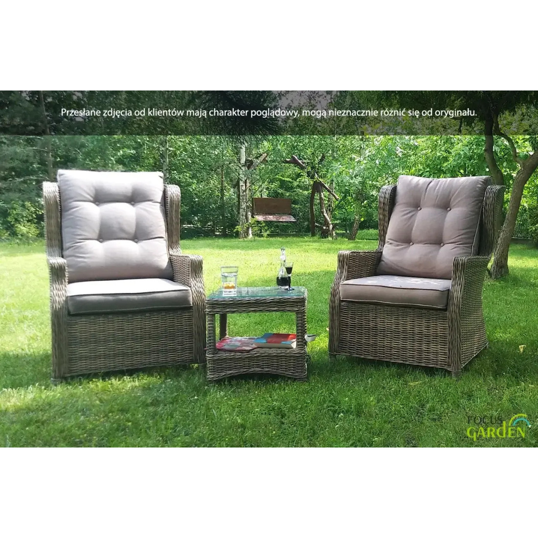 TRIVENTO DUO ZESTAW WHITE GREY