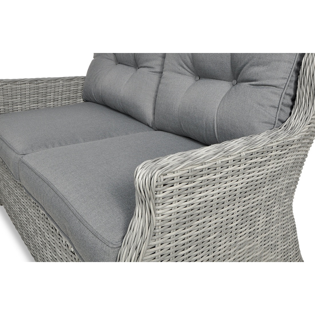 Meble z technorattanu TRIVENTO 2 Stone Grey - detale