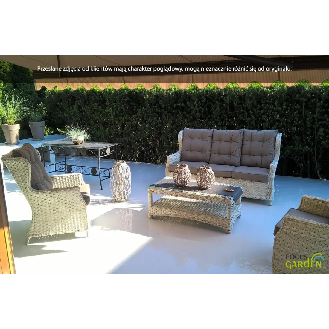 TRIVENTO III ZESTAW WHITE GREY