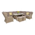 TRIVENTO DINING CORNER BROWN