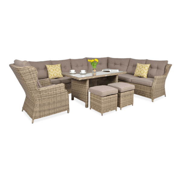 TRIVENTO DINING CORNER BROWN