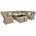 TRIVENTO DINING CORNER BROWN