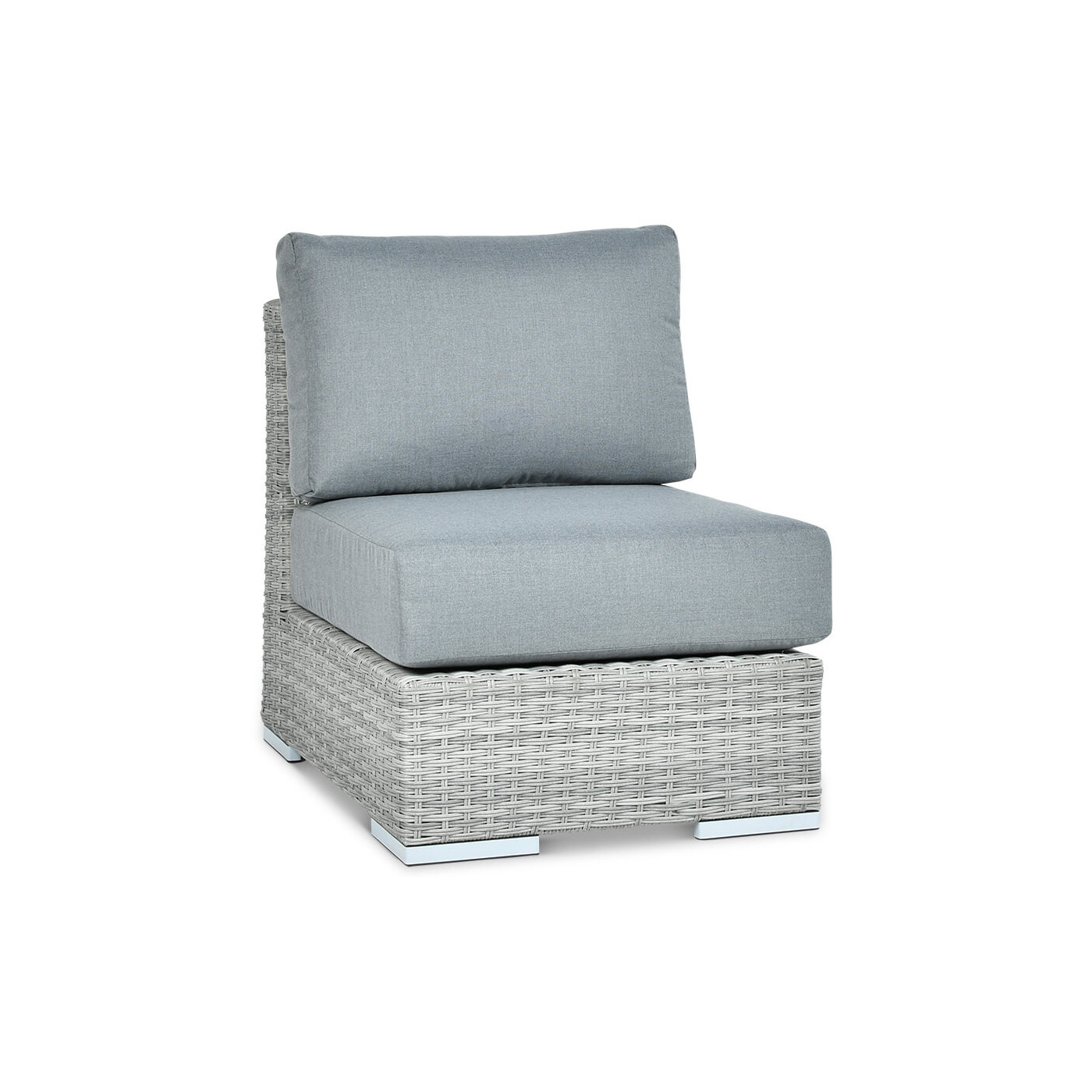 Narożnik z technorattanu AVOCADO Stone Grey