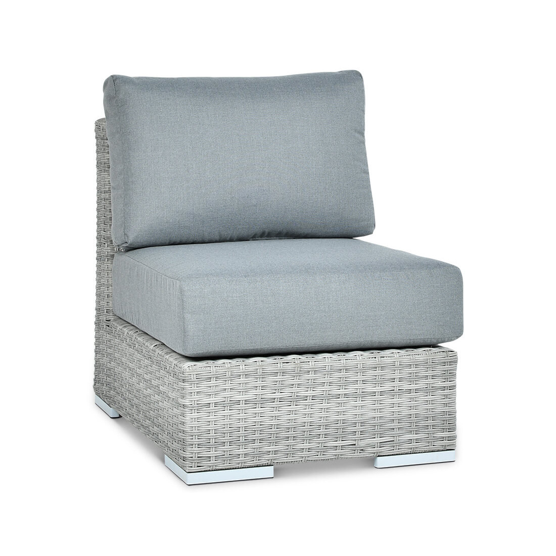 Narożnik z technorattanu AVOCADO Stone Grey