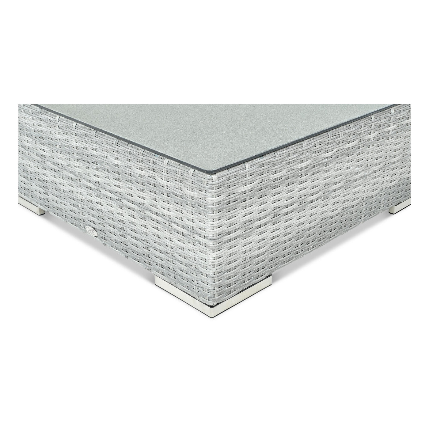 Narożnik z technorattanu AVOCADO Stone Grey