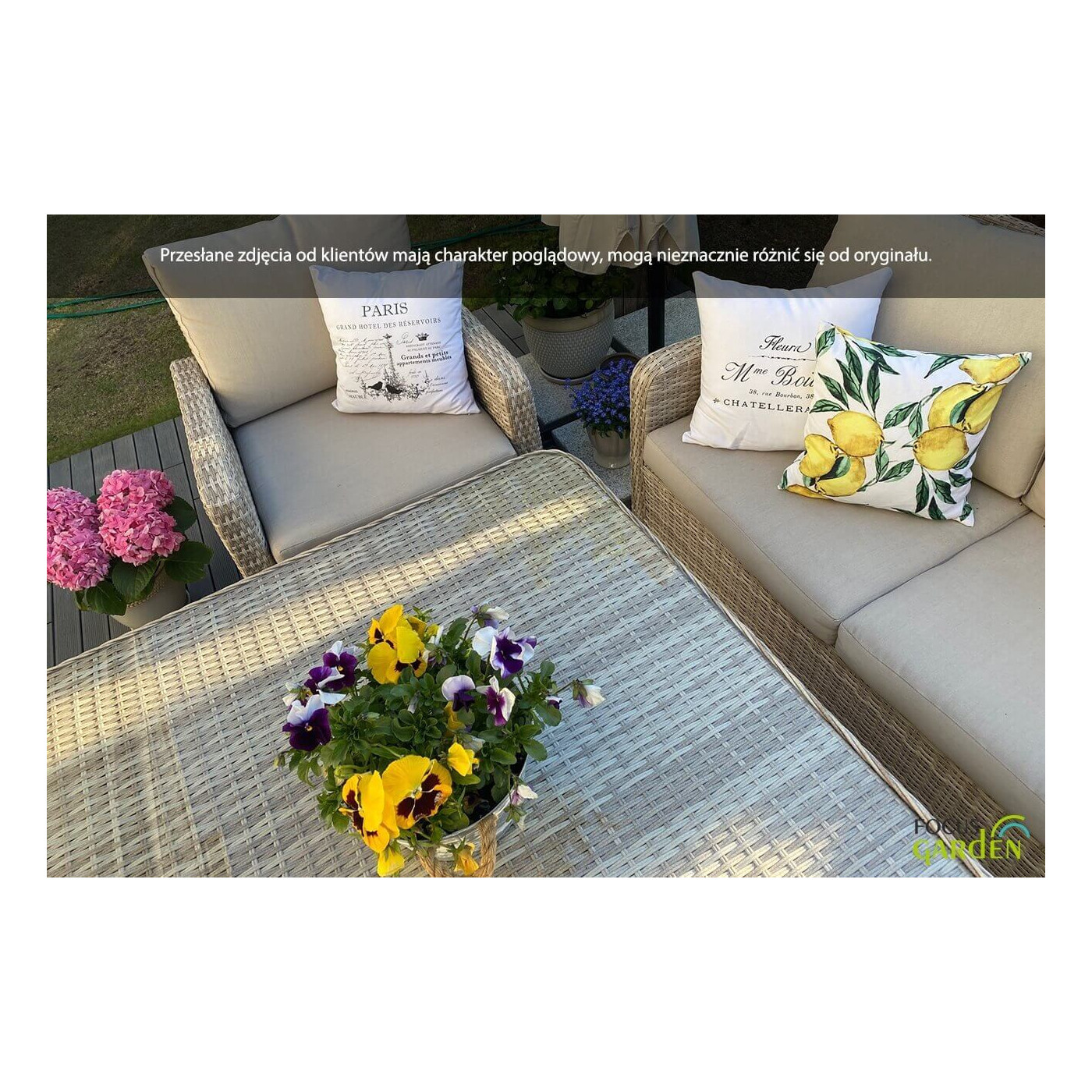 Naroznik technorattanowy Toledo Dining Grey