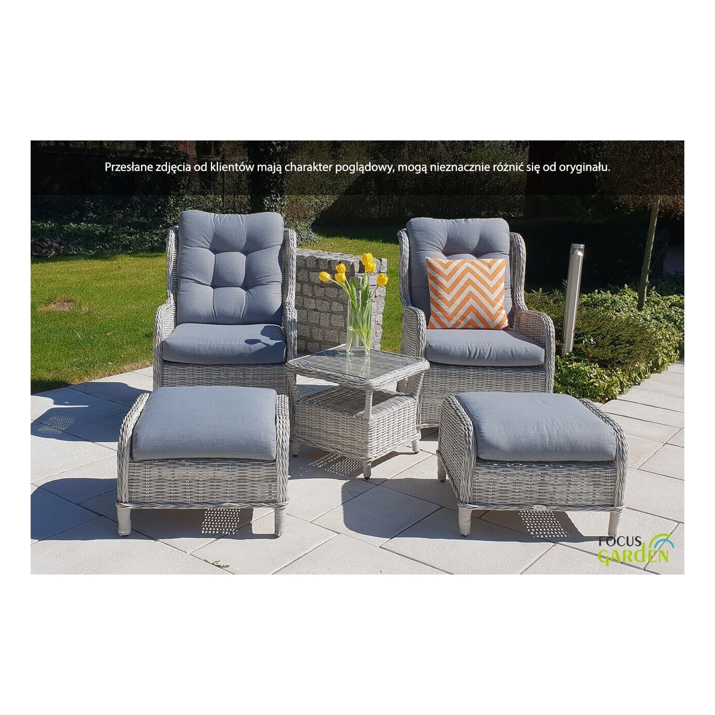 Zestaw mebli ogrodowych Sienna Duo Premium Beige