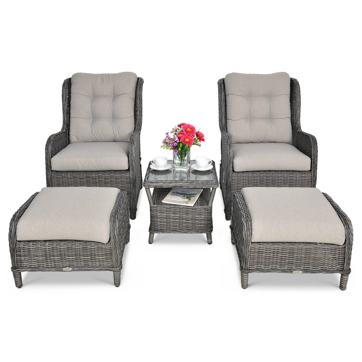 SIENNA DUO PREMIUM ZESTAW DARK GREY