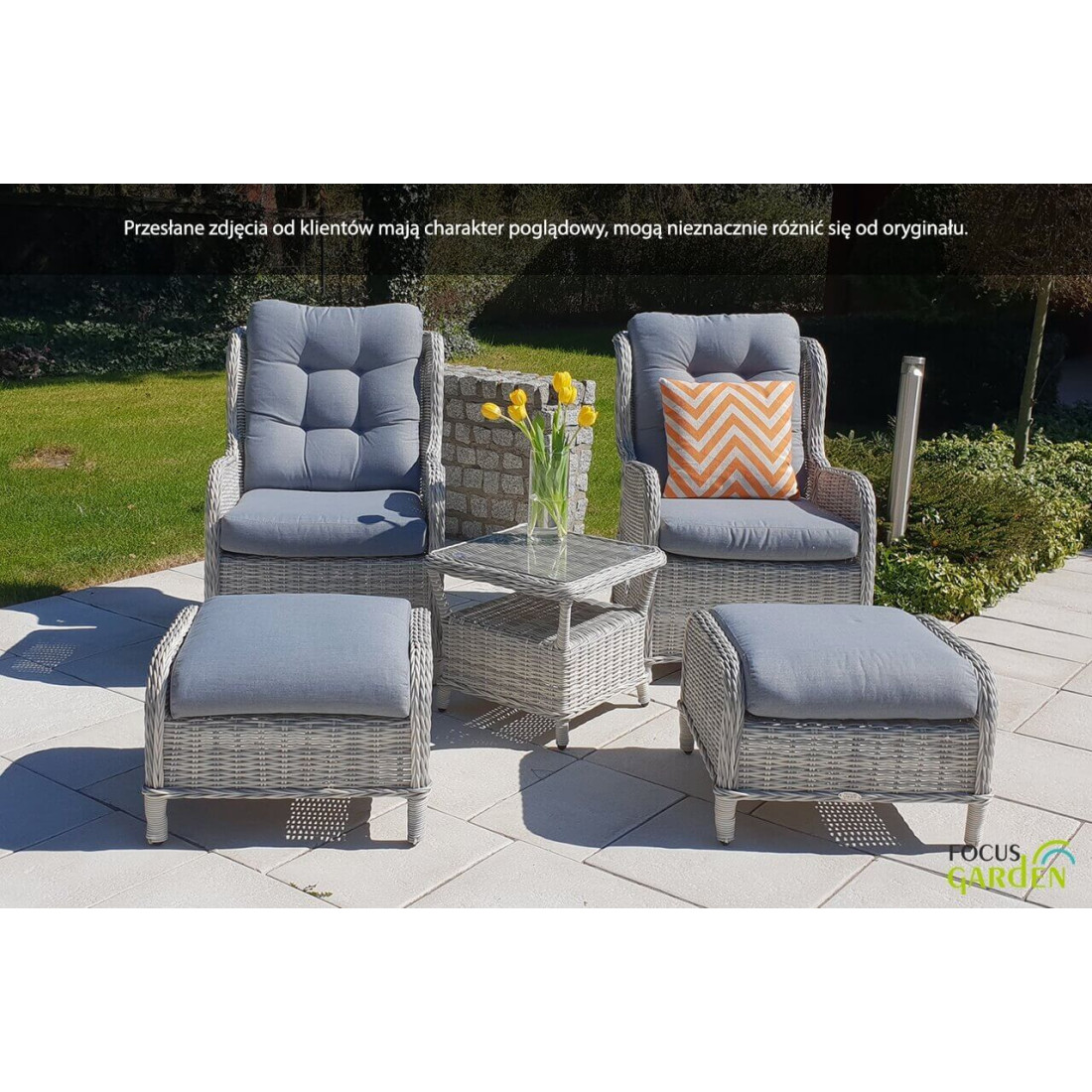 Zestaw Wypoczynkowy Sienna Duo Premium Dark Grey