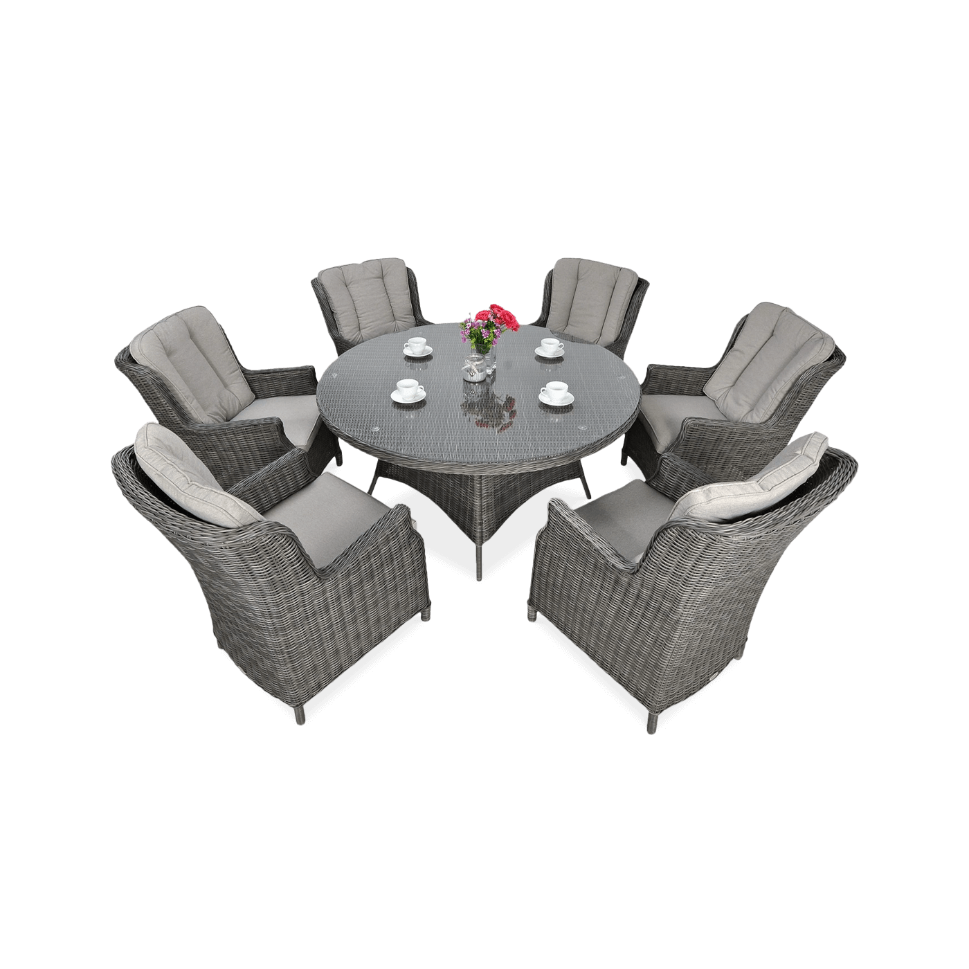 RAVENA 6+1 SET DARK GREY