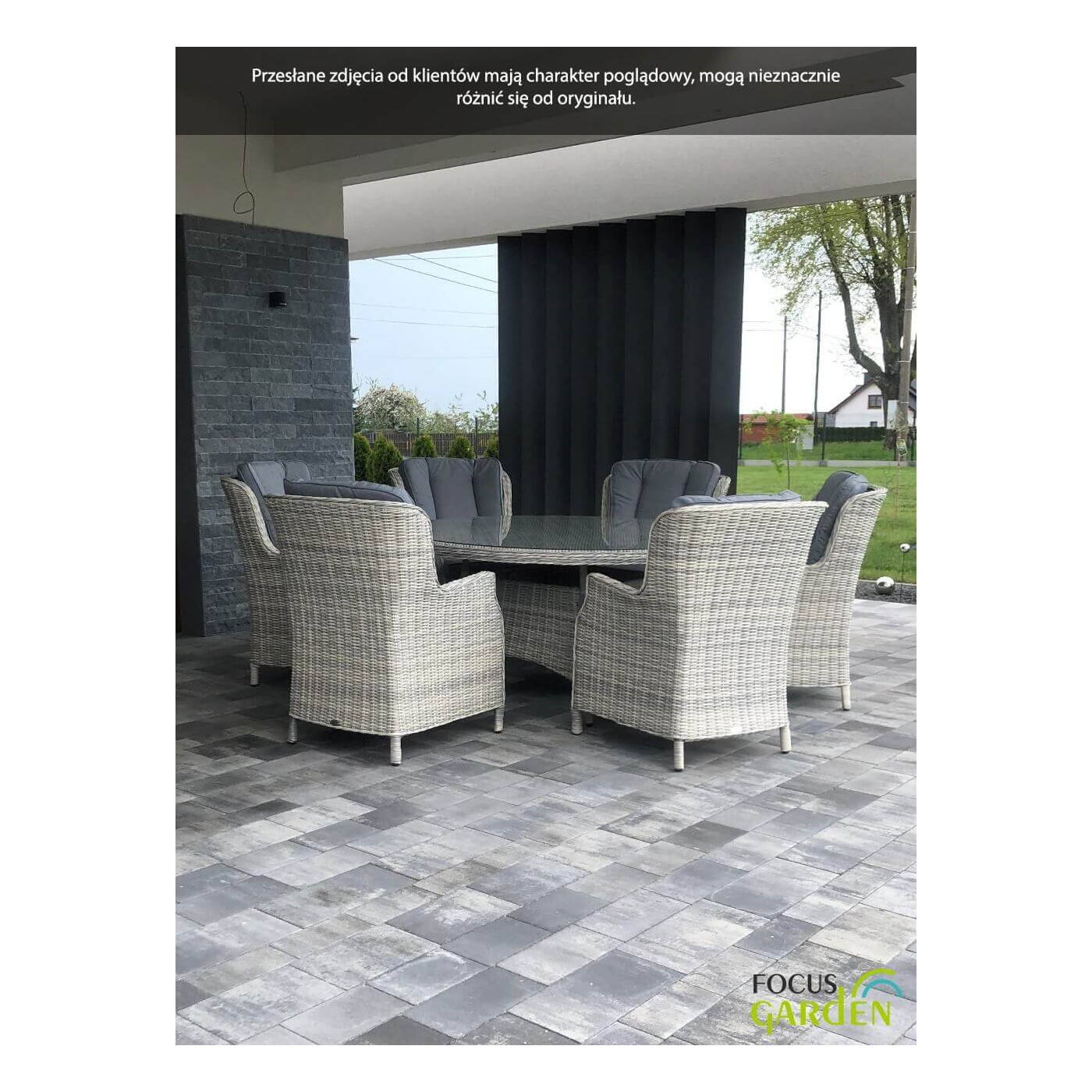 RAVENA 6+1 SET DARK GREY