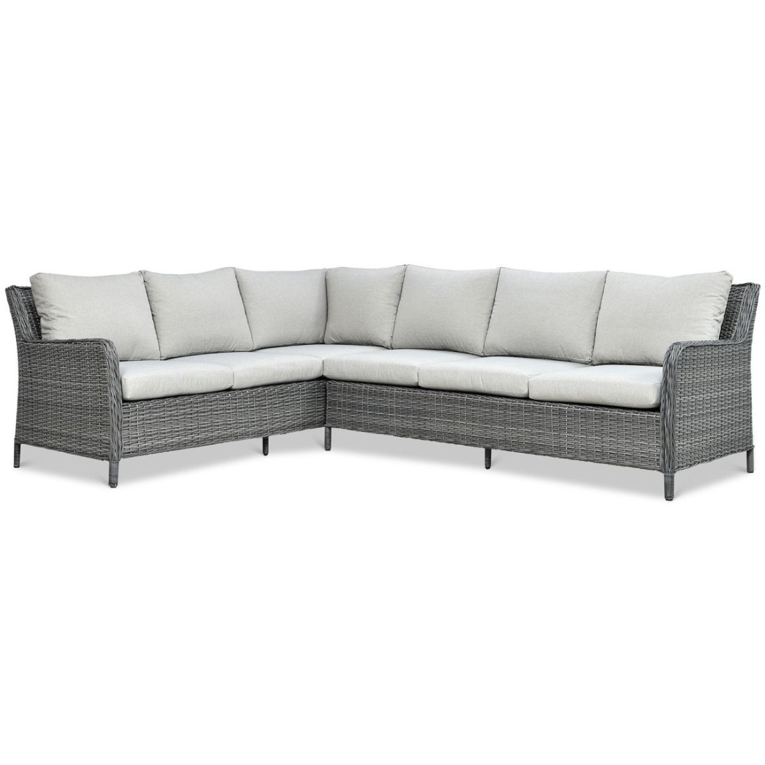 Narożnik z technorattanu MARYLAND Dark Grey