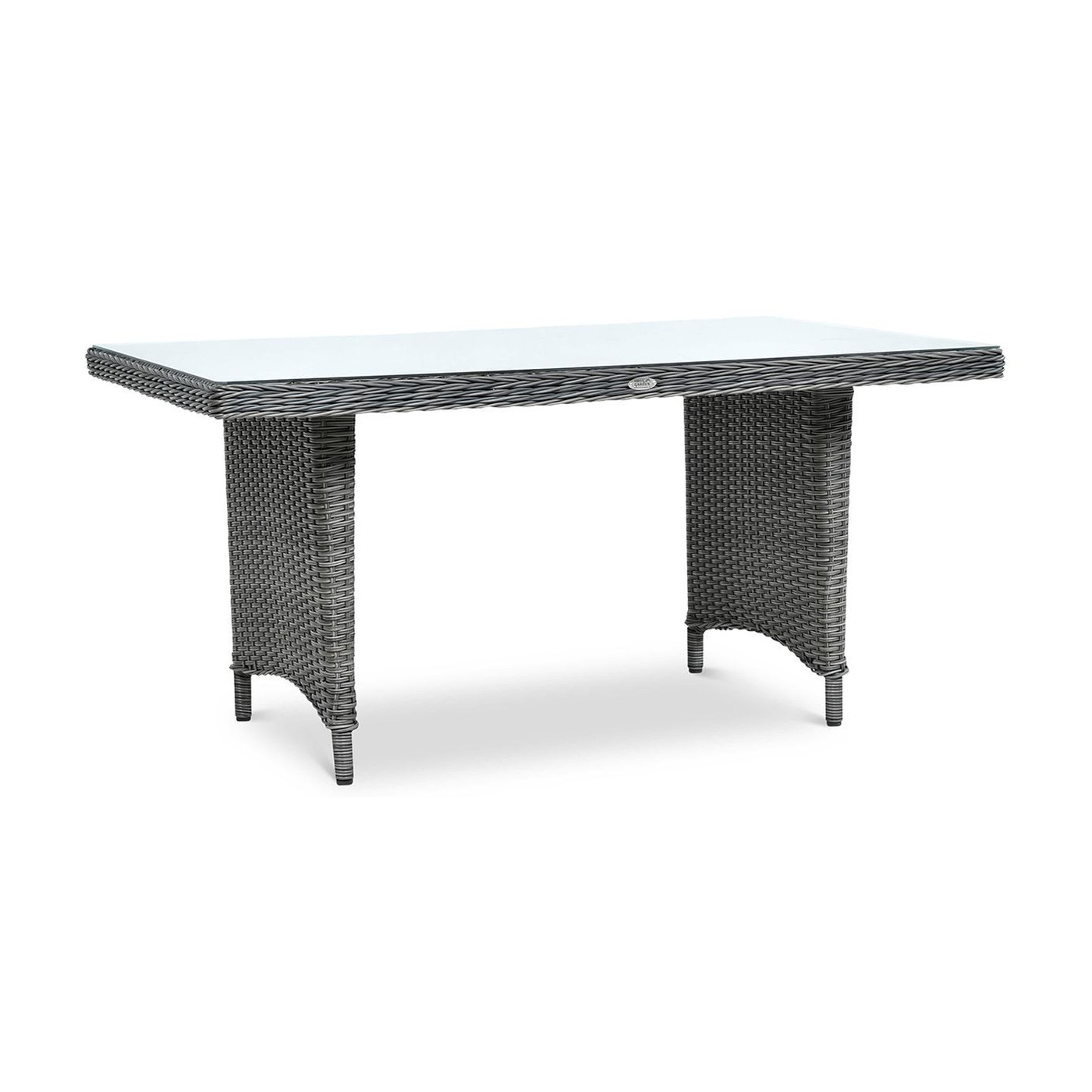 stół Narożnik z technorattanu MARYLAND Dark Grey