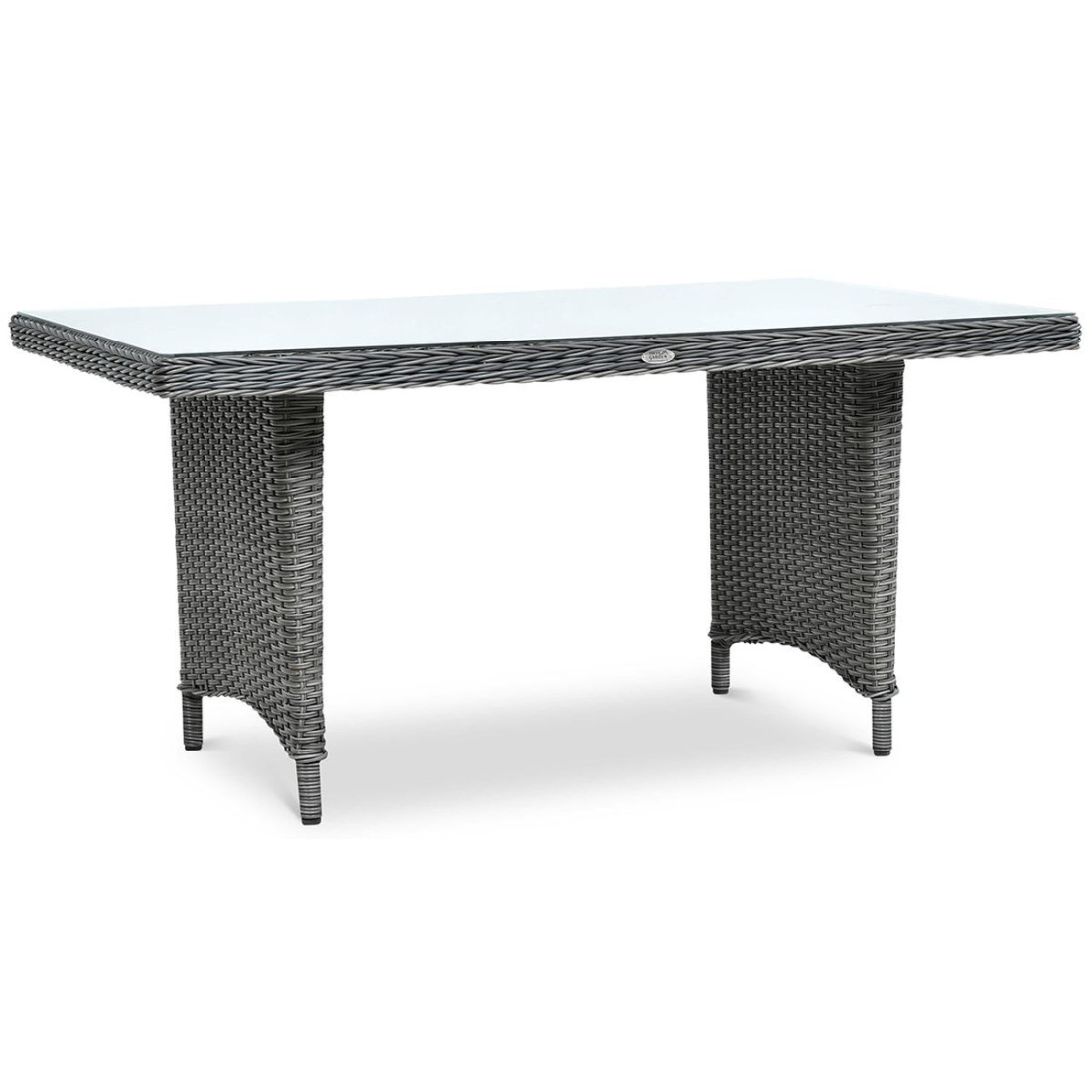 stół Narożnik z technorattanu MARYLAND Dark Grey