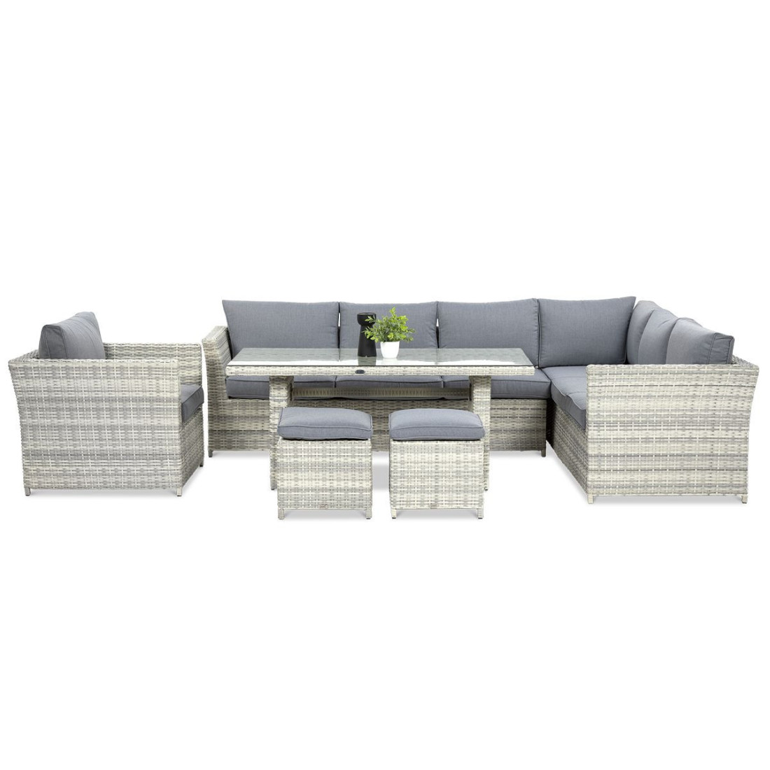 przód zestawu narożnikowego jadalnianego moniz dining plus