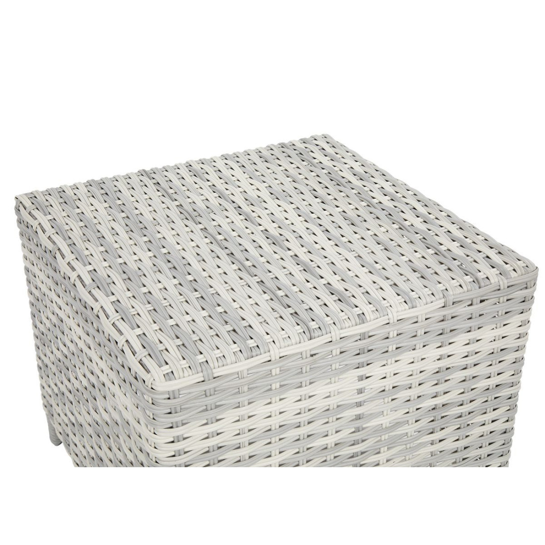 biała pufa z zestawu moniz