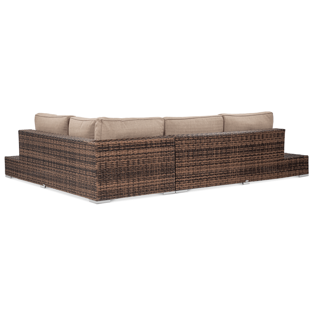 Tył narożnika z technorattanu