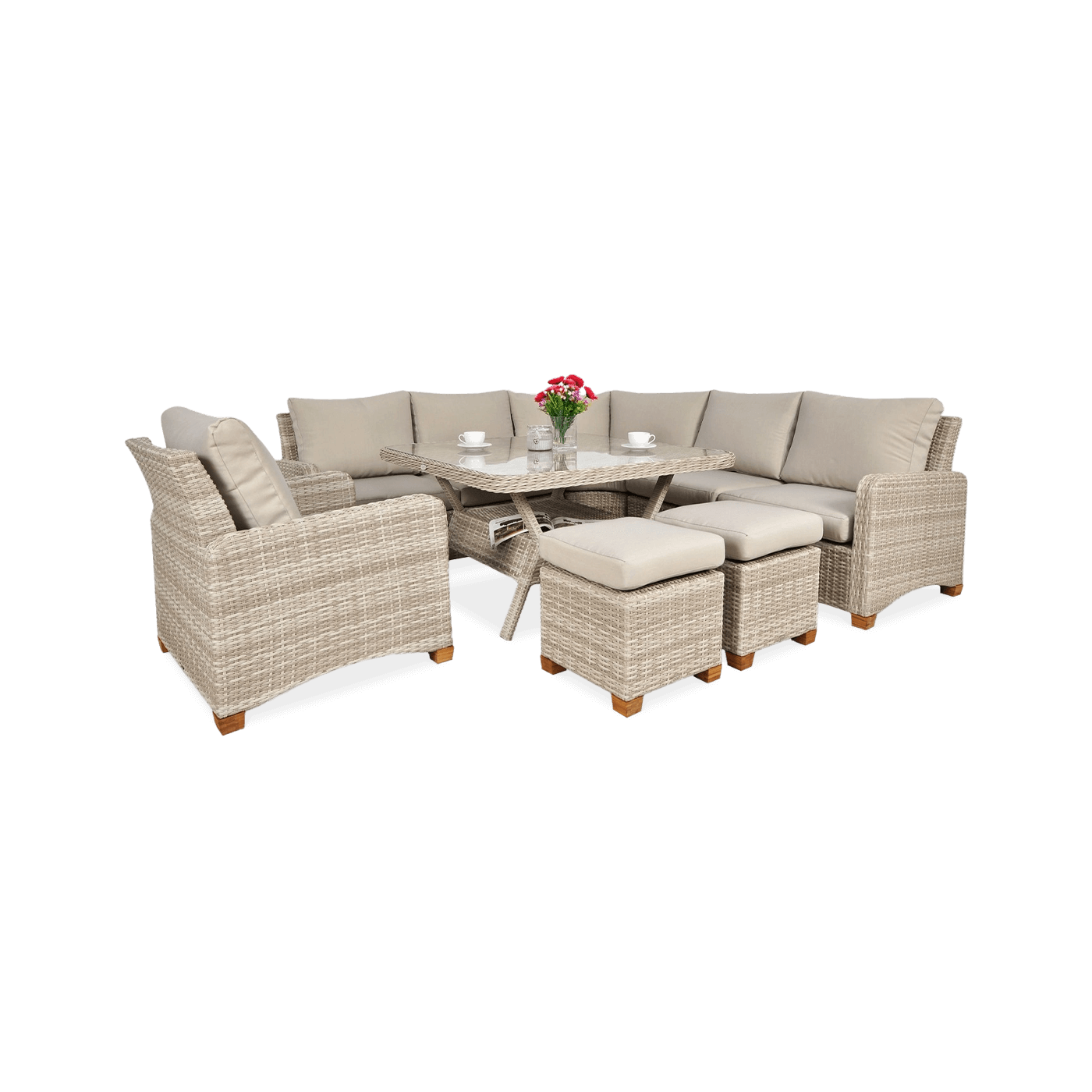 TOLEDO DINING CORNER SOFA BEIGE