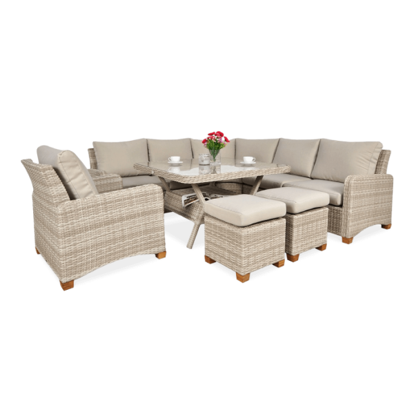 TOLEDO DINING CORNER SOFA BEIGE