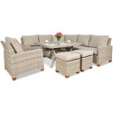 TOLEDO DINING CORNER SOFA BEIGE