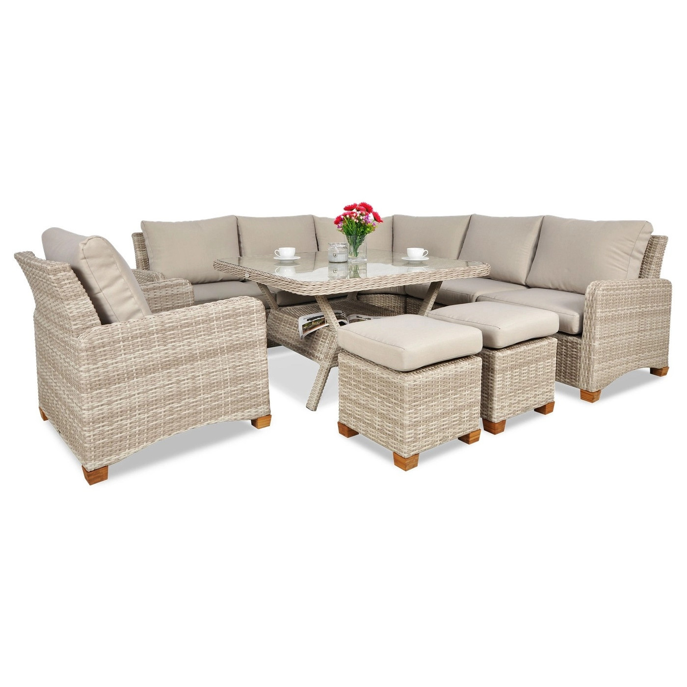 TOLEDO DINING NAROŻNIK BEIGE