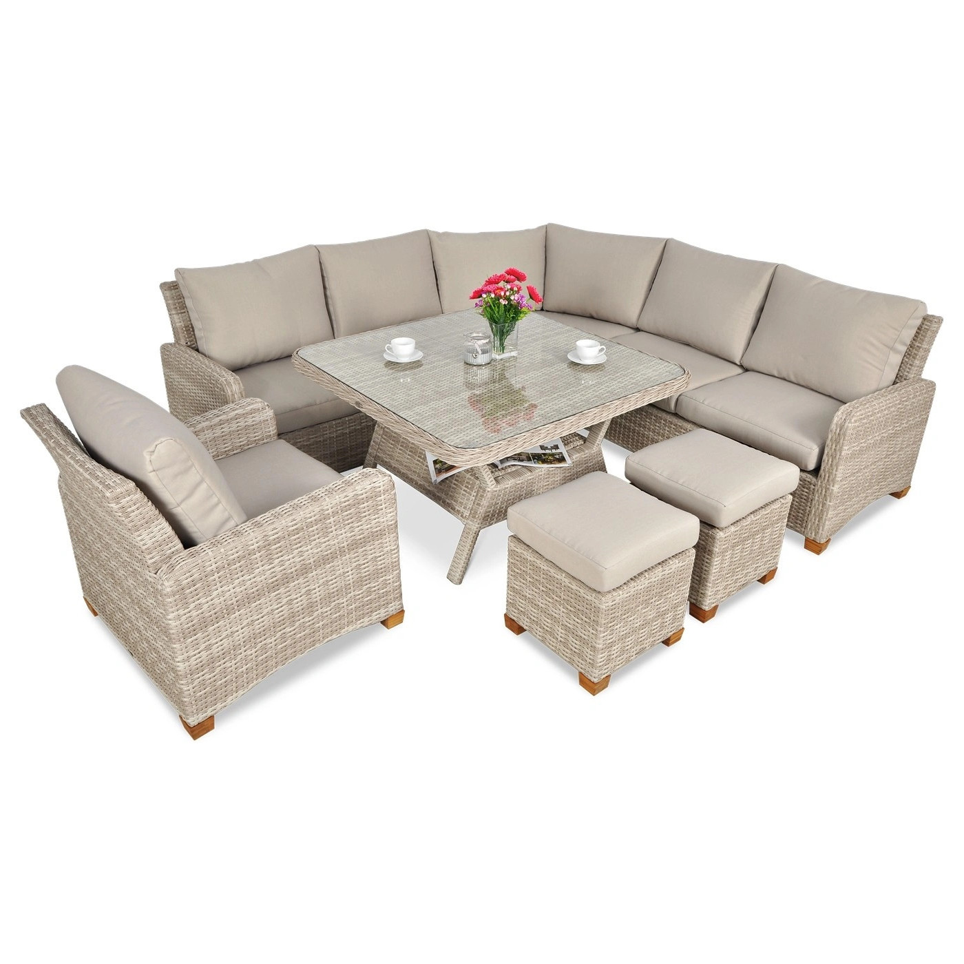 TOLEDO DINING NAROŻNIK BEIGE