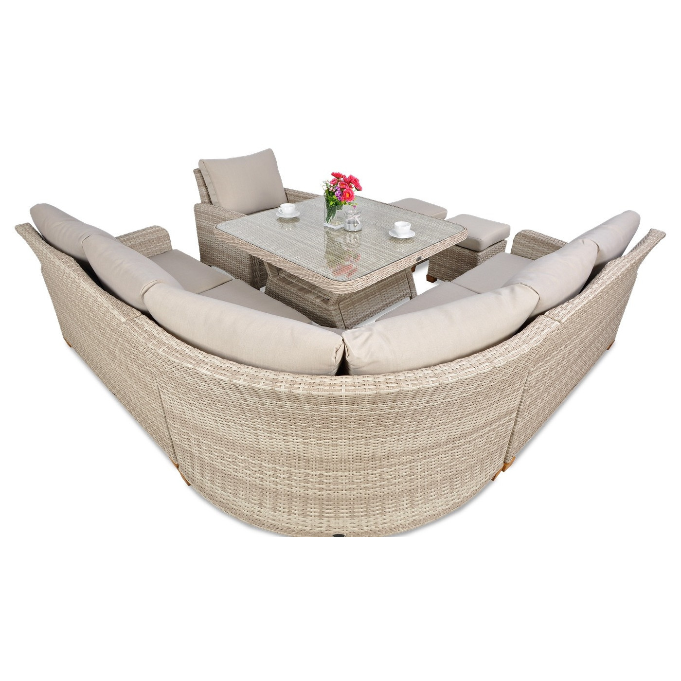 TOLEDO DINING CORNER SOFA BEIGE