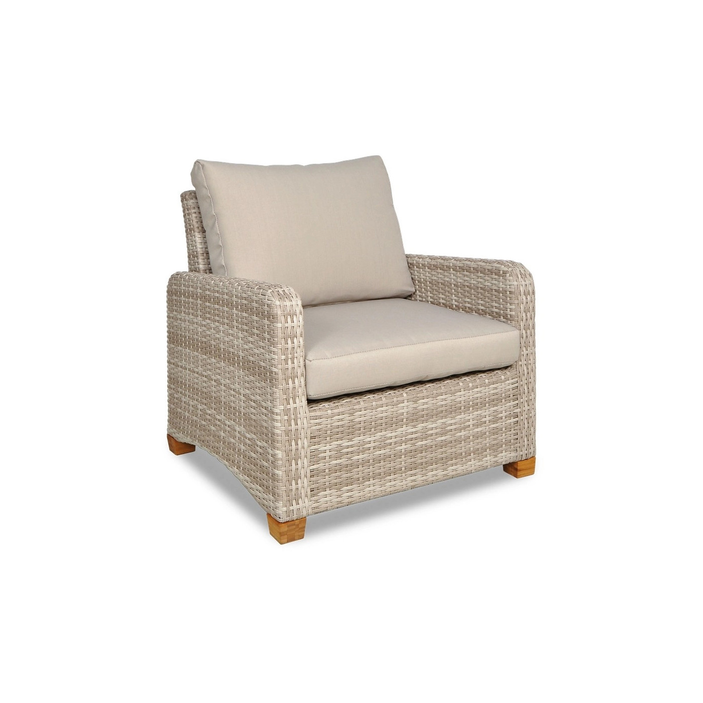 Naroznik z Technorattanu Toledo Dining Beige