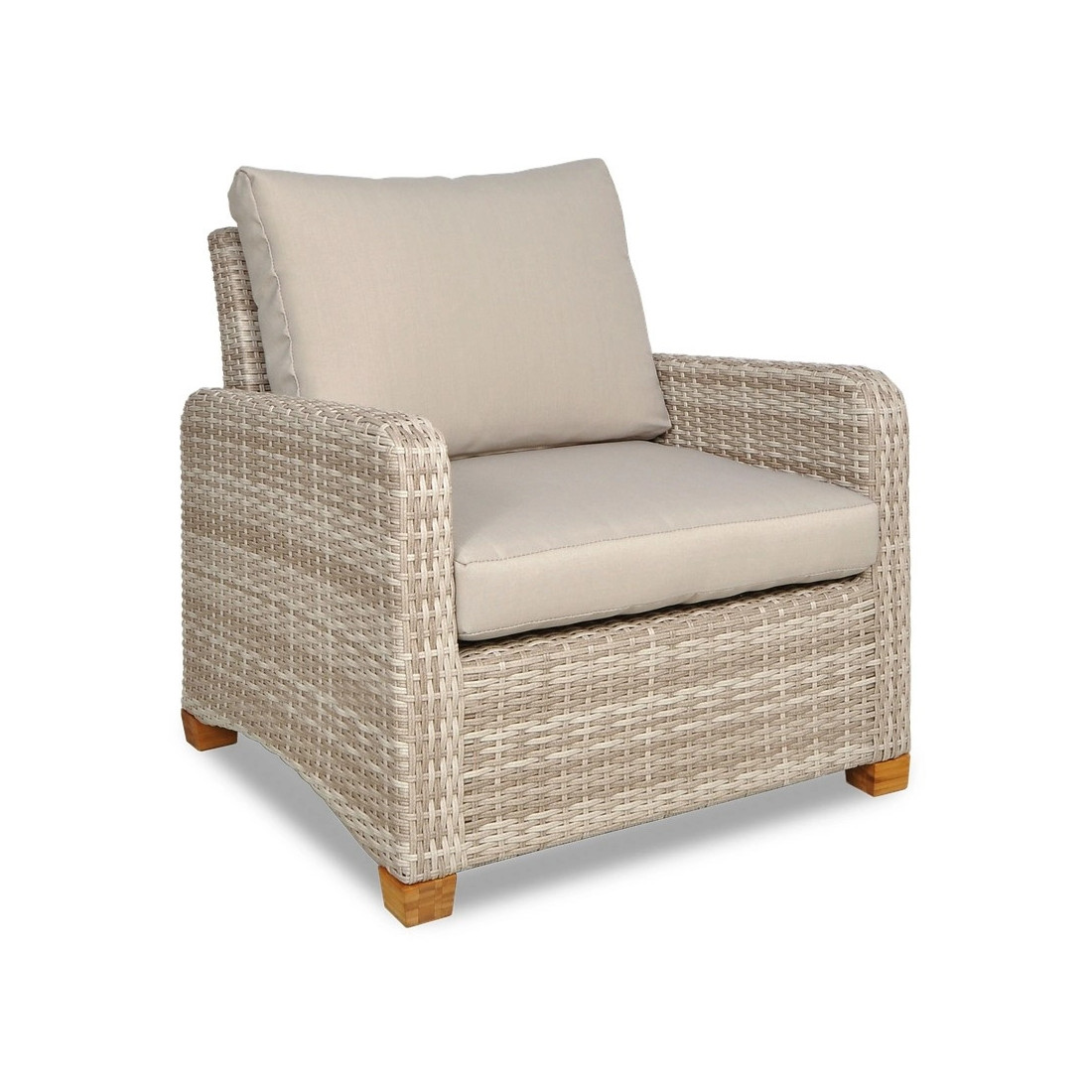 Naroznik z Technorattanu Toledo Dining Beige