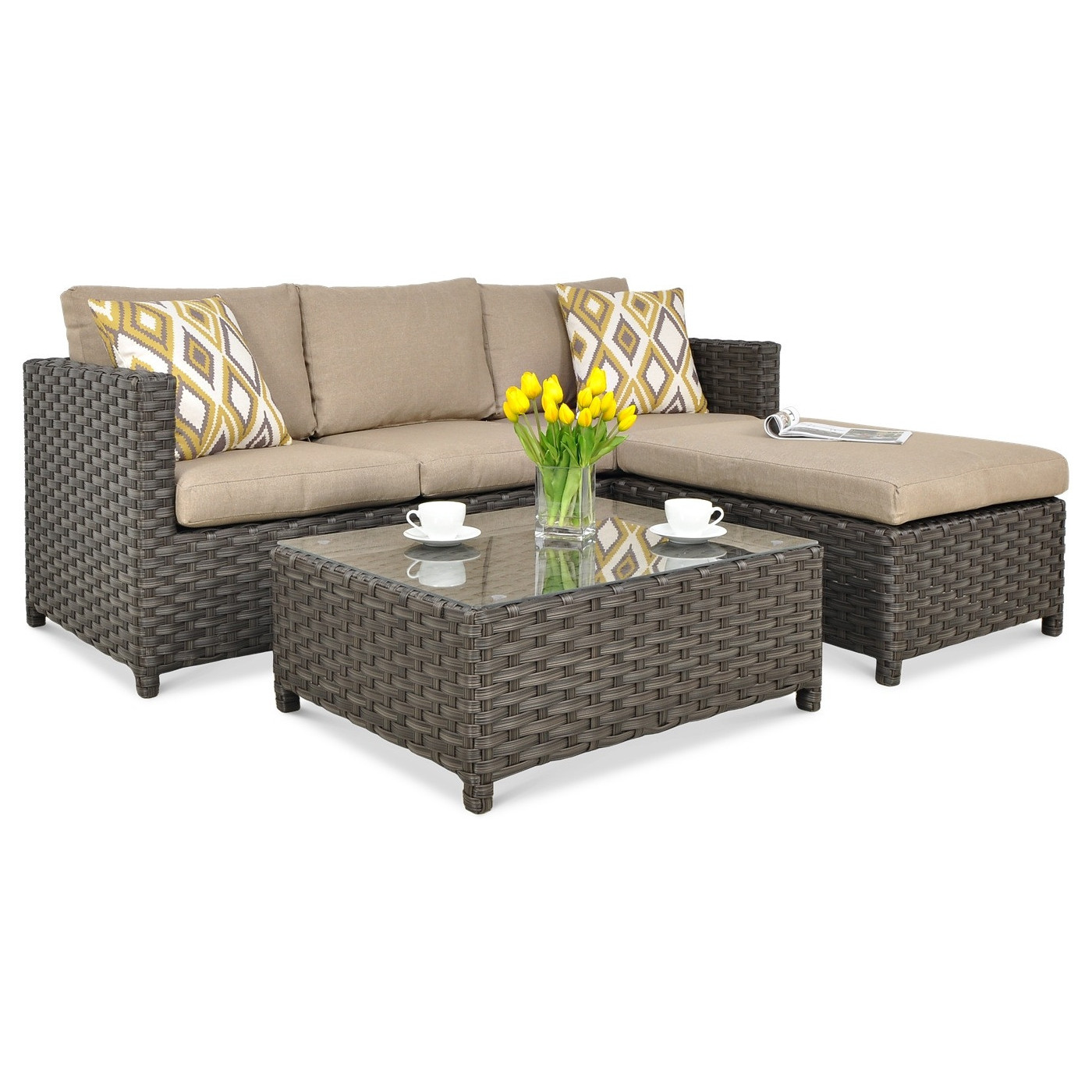 MARCO CAFFE NAROŻNIK BROWN