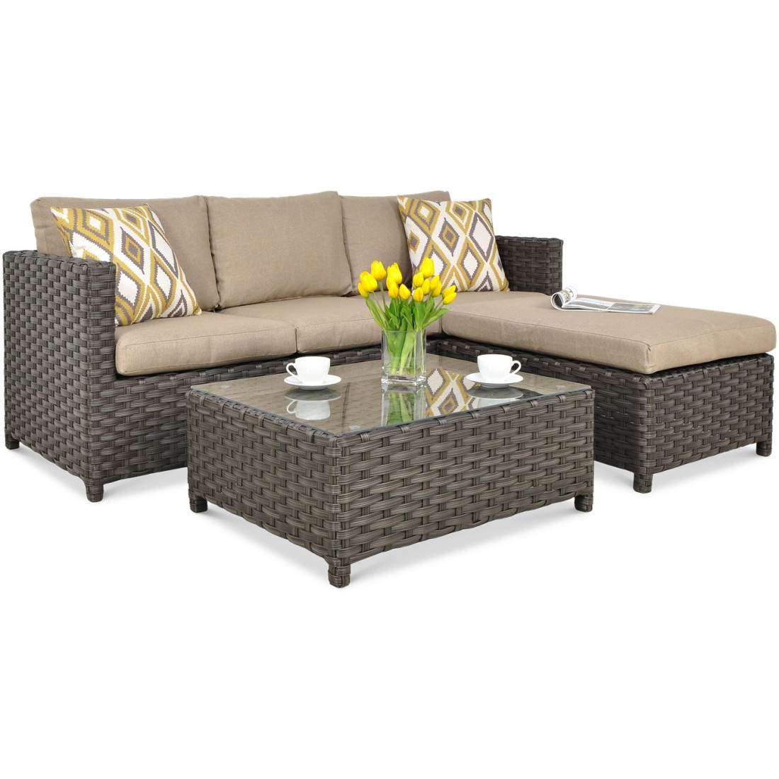 MARCO CAFFE NAROŻNIK BROWN