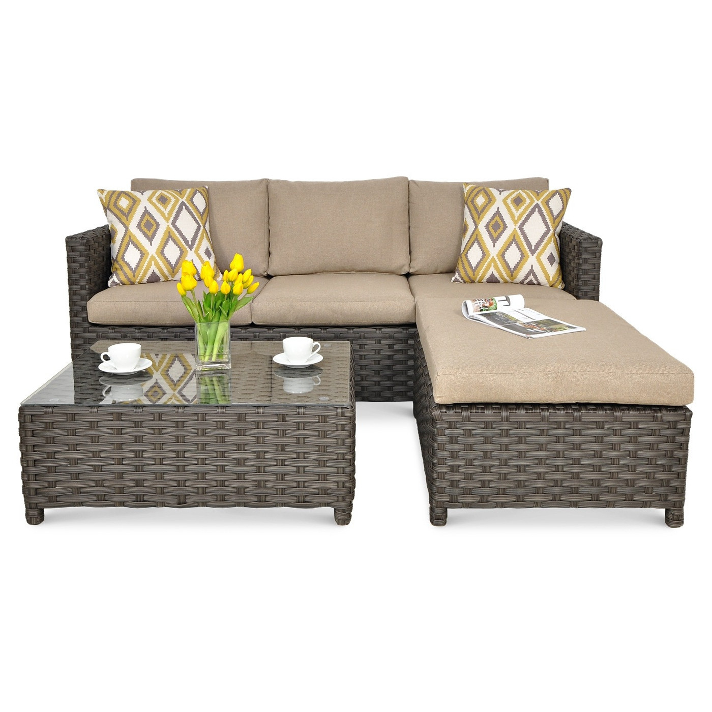 MARCO CAFFE NAROŻNIK BROWN