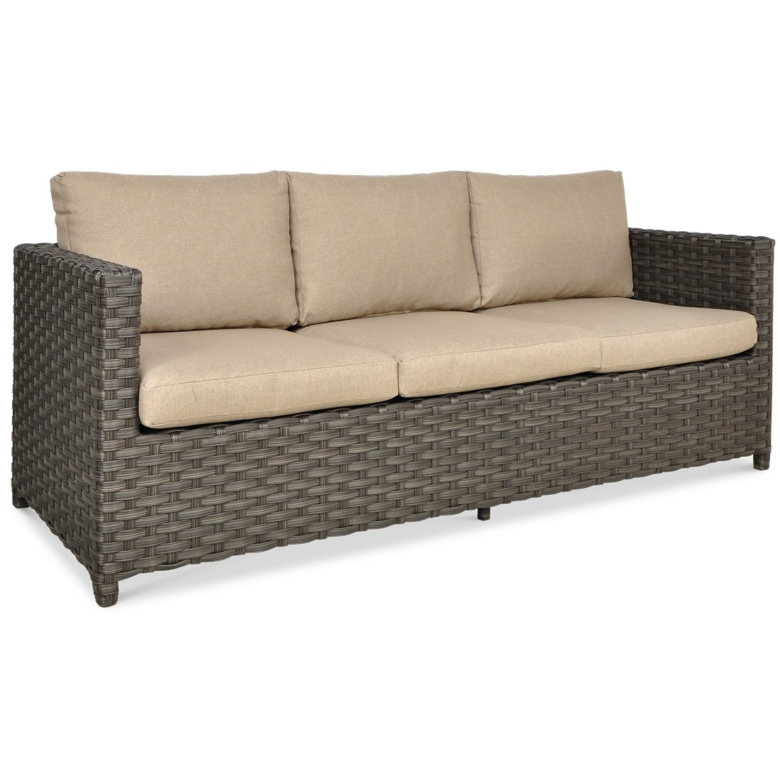 Narożnik technorattanowy Marco - Caffe Brown