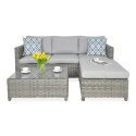 MARCO CAFFE MODERN GREY CORNER SOFA