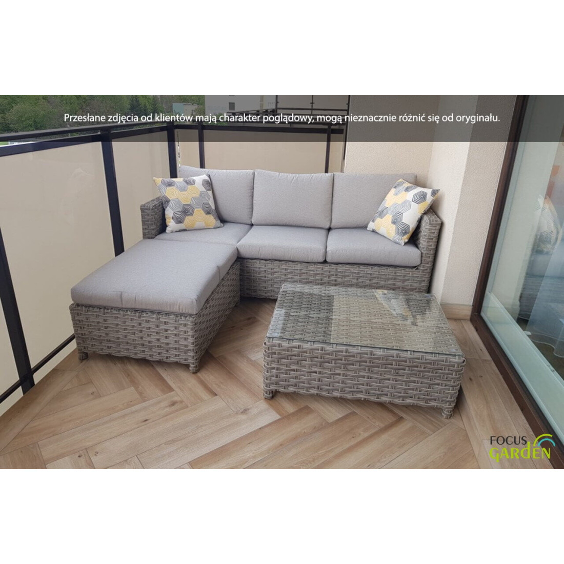 MARCO CAFFE NAROŻNIK MODERN GREY