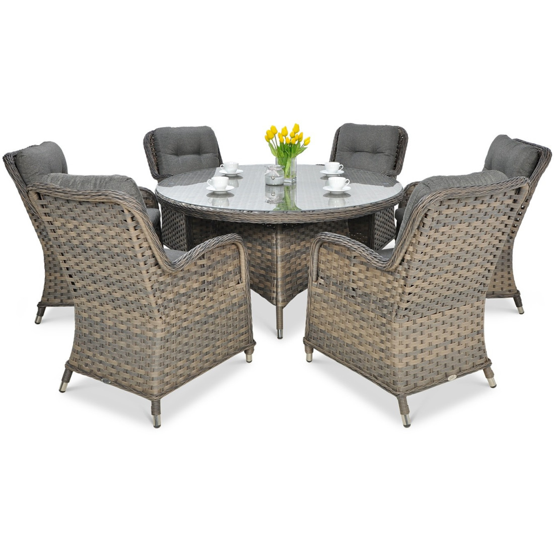 Meble ogrodowe z technorattanu Barcelona Melange