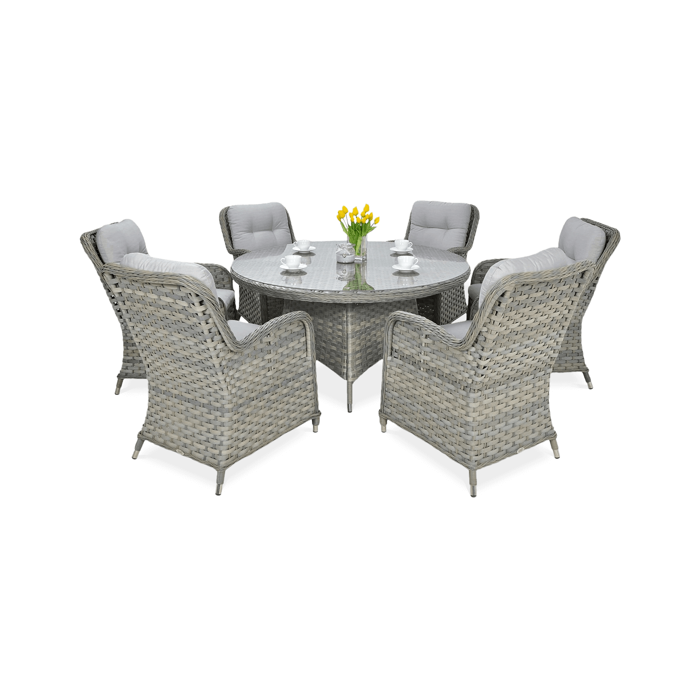 BARCELONA 6/140 GREY SET