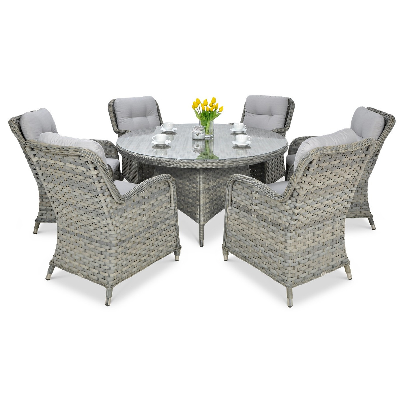 BARCELONA 6/140 GREY SET